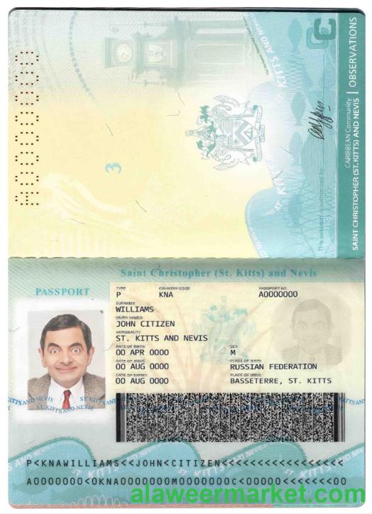 Saint Kitts and Nevis passport